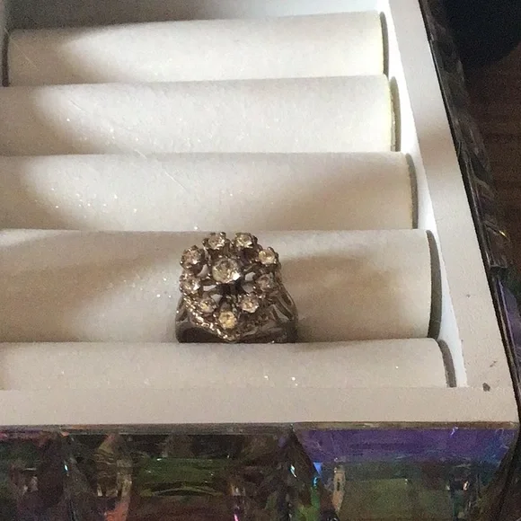 Antique beautiful crown ring - Picture 2 of 11